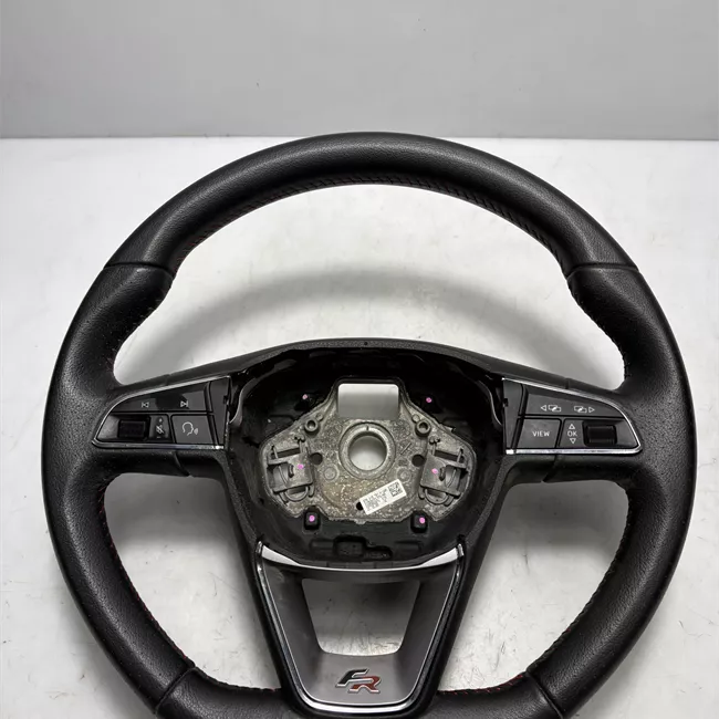 Volante Sportivo multifunzione cromo/nero/rosso