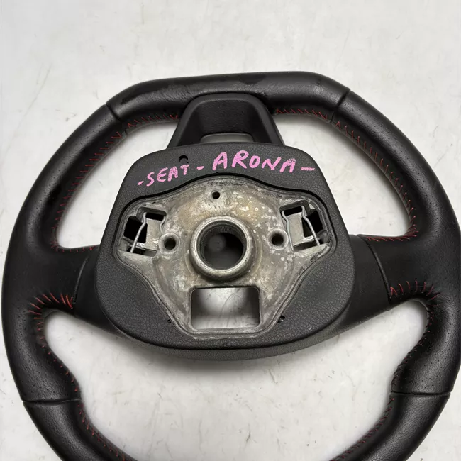 Volante Sportivo multifunzione cromo/nero/rosso