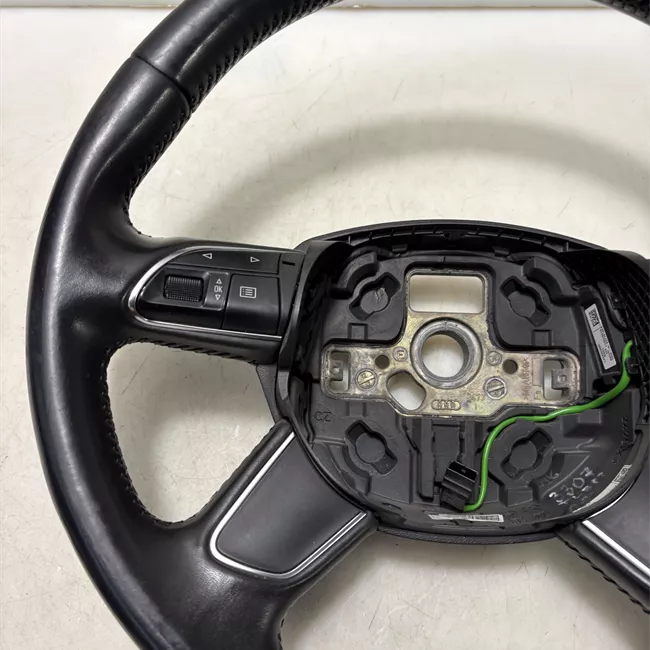 Volante 4 raggi pelle multifunzione nero