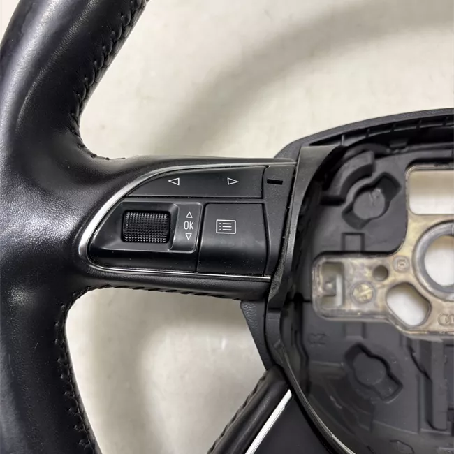 Volante 4 raggi pelle multifunzione nero