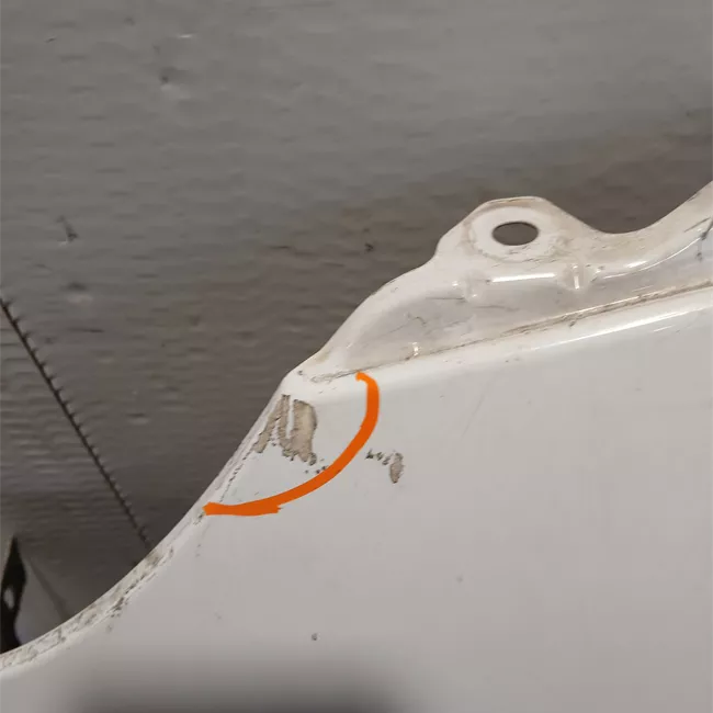 Parafango anteriore destro