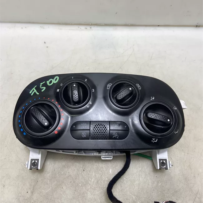 Blocco comando climatizzazione con aria condizionata nero