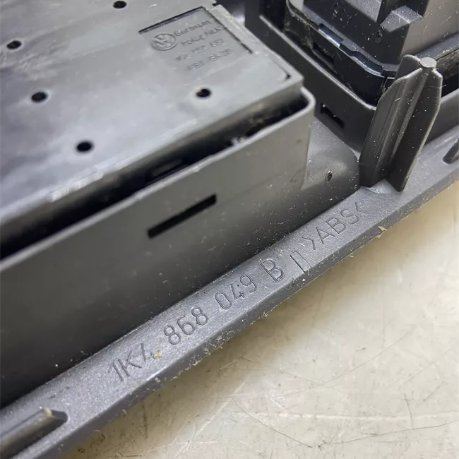 Blocco comandi alzacristalli nero/bianco