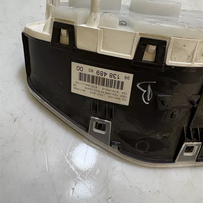 Quadro strumenti completo con matrice