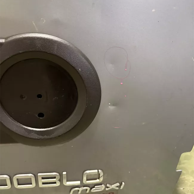 Porta carico posteriore a battente destra Lamierata