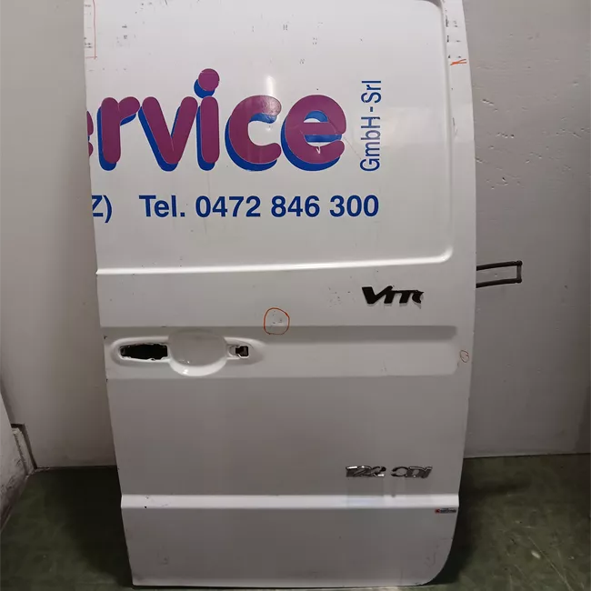 Porta carico posteriore a battente destra apertura 180° lamierata