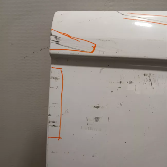 Porta carico posteriore a battente destra apertura 180° lamierata