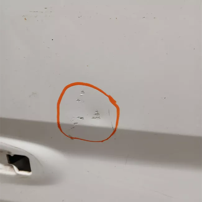 Porta carico posteriore a battente destra apertura 180° lamierata