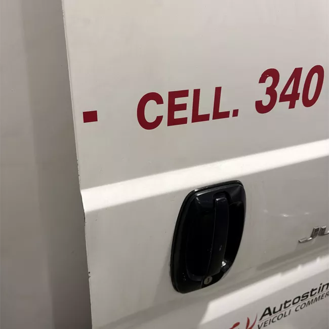 Porta carico posteriore a battente destra Lamierata