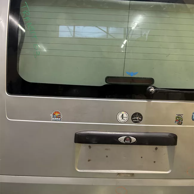 Portello posteriore con cristallo posteriore fisso