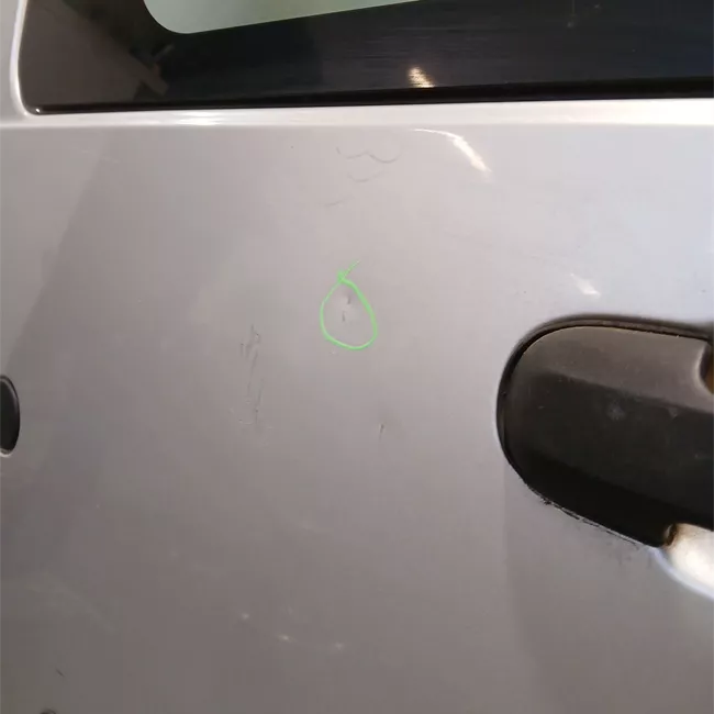 Porta posteriore destra con finestrino fisso 2a fila