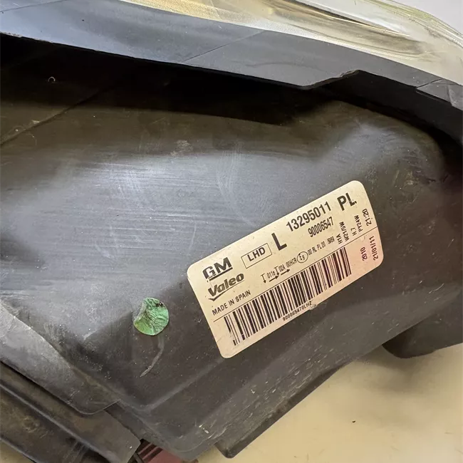 Proiettore sinistro cromo