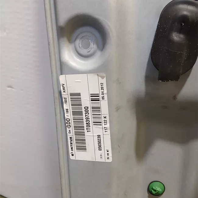 Alzacristallo elettrico porta posteriore sinistro