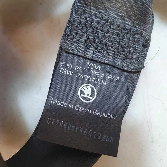 Cintura di sicurezza anteriore destra