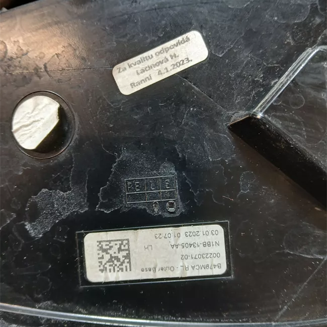 Fanale posteriore parte esterno sinistro