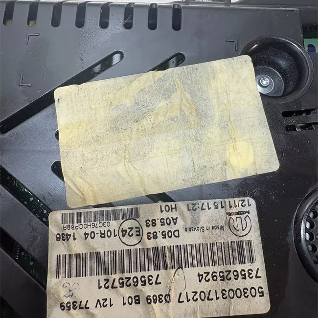 Quadro strumenti completo