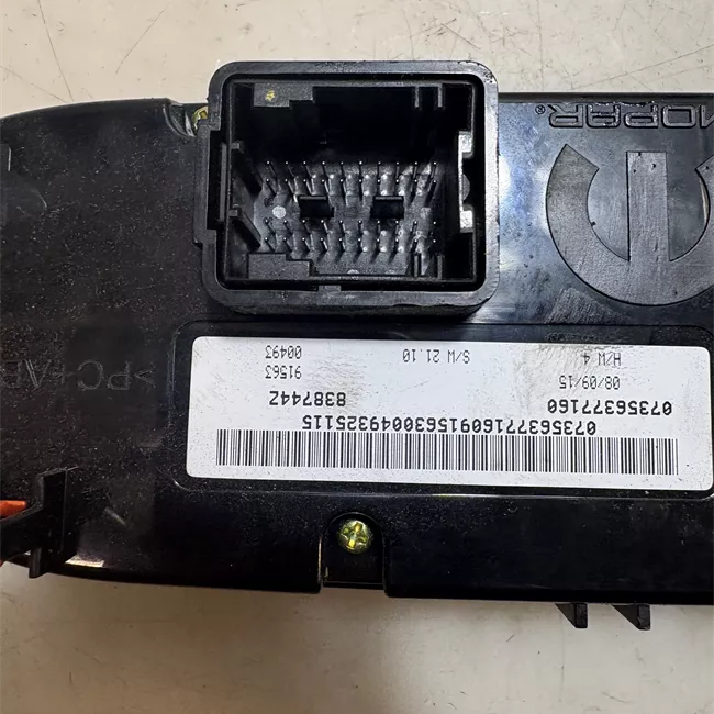 Blocco comando climatizzazione