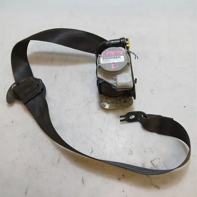 Cintura di sicurezza anteriore sinistra nero satinato