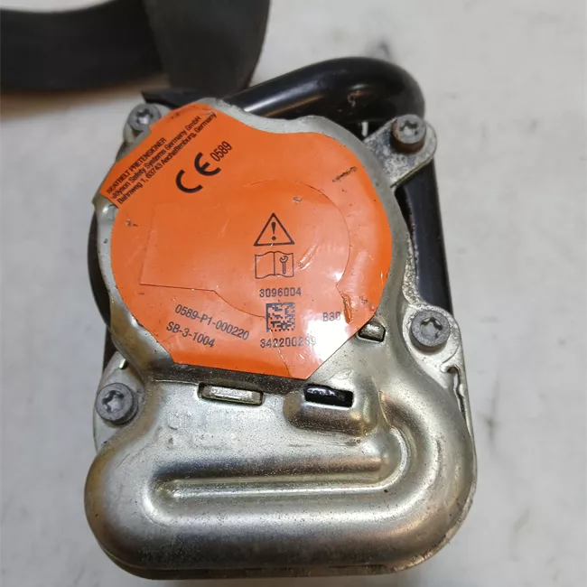 Cintura di sicurezza anteriore sinistra nero satinato