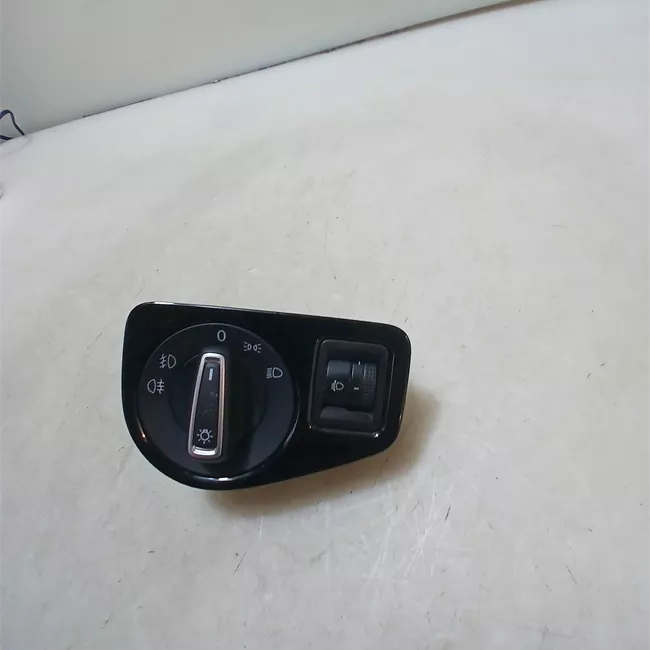 Interruttore blocco comando luci Fendinebbia/luci a svolta nero satinato/alluminio