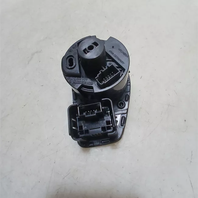 Interruttore blocco comando luci Fendinebbia/luci a svolta nero satinato/alluminio