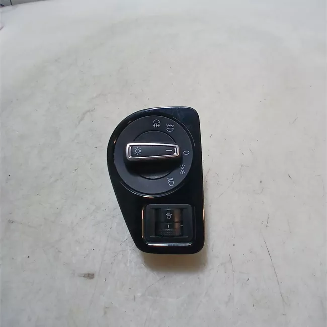 Interruttore blocco comando luci Fendinebbia/luci a svolta nero satinato/alluminio