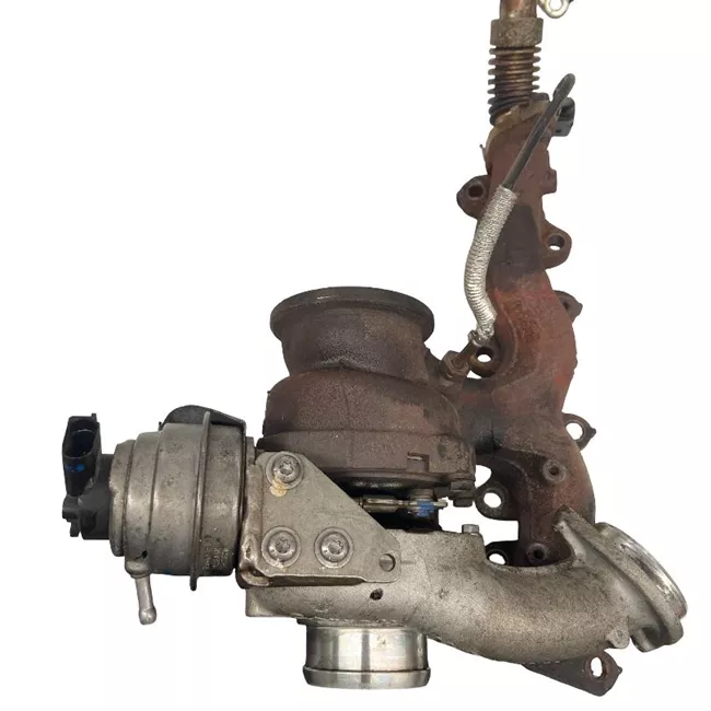 Turbocompressore con collettore scarico