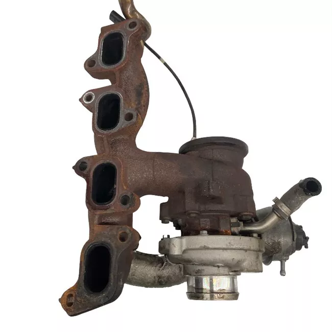 Turbocompressore con collettore scarico