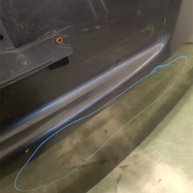 Portello posteriore con telecamera