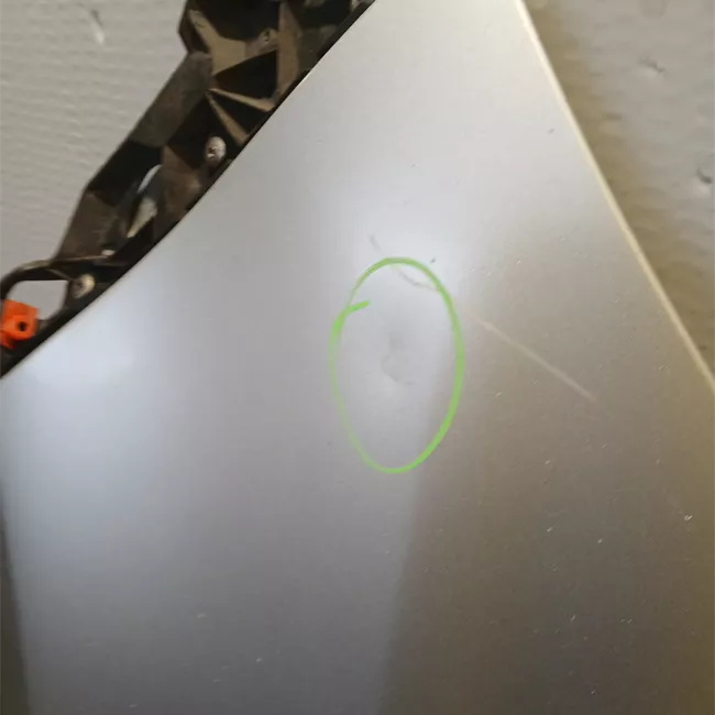 Parafango anteriore sinistro