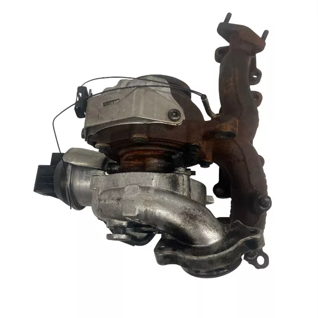 Turbocompressore con collettore scarico