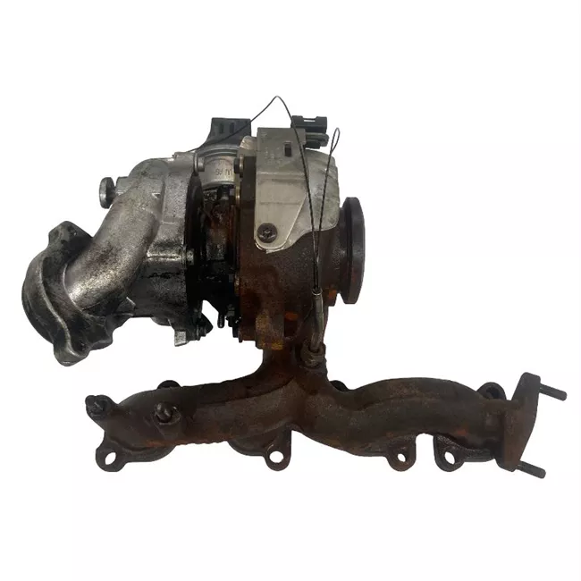 Turbocompressore con collettore scarico