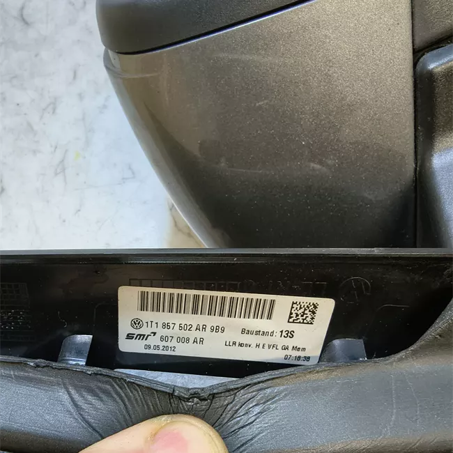 Retrovisore esterno regolazione elettrica destro nero