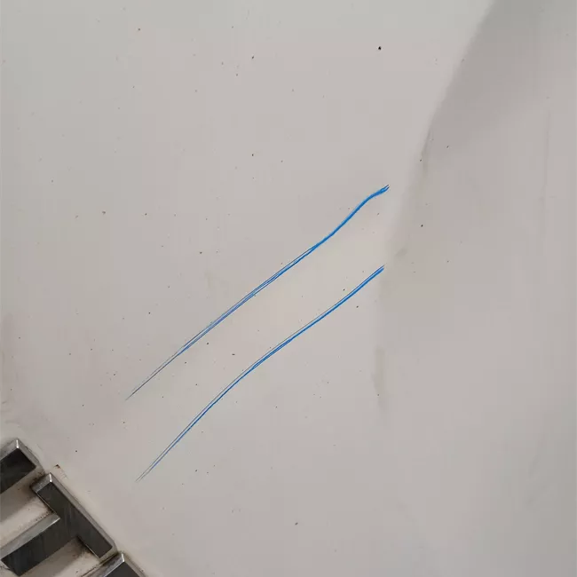 Porta carico posteriore a battente sinistra Lamierata