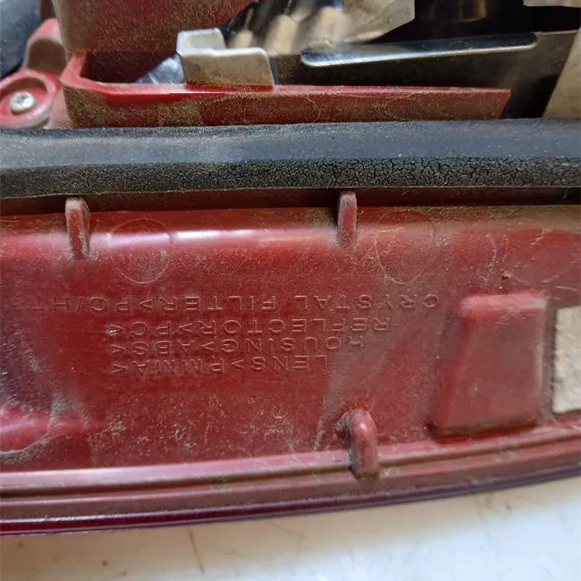 Fanale posteriore parte interno sinistro