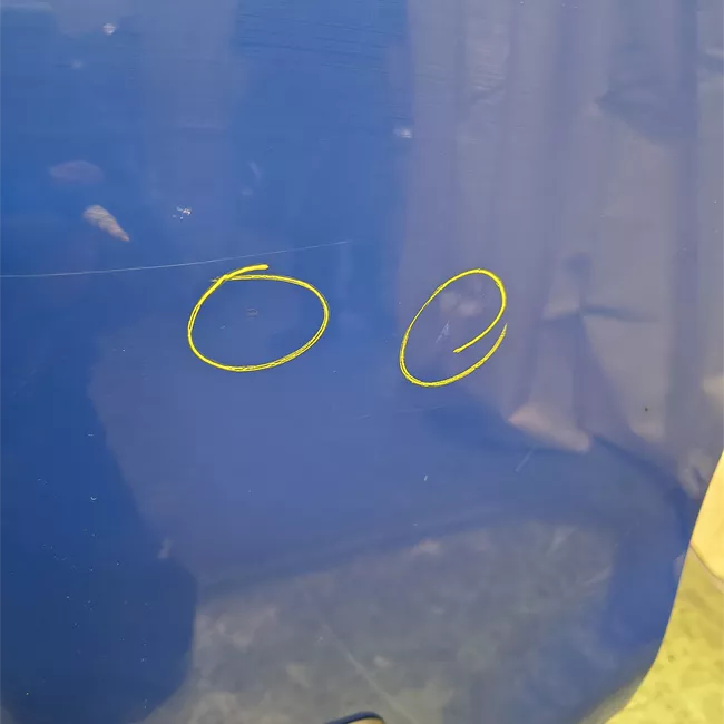 Porta posteriore sinistra con finestrino