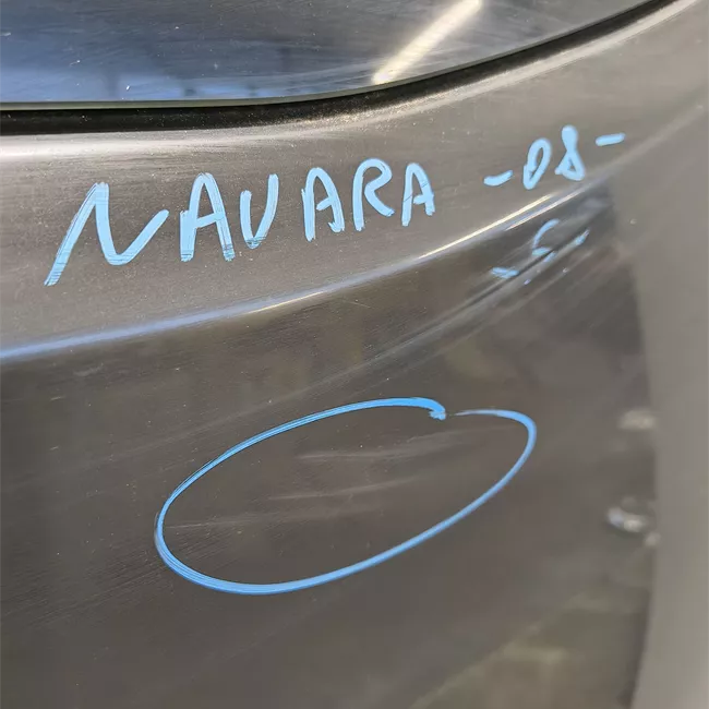 Porta posteriore sinistra A parete