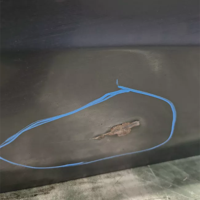 Porta posteriore sinistra A parete