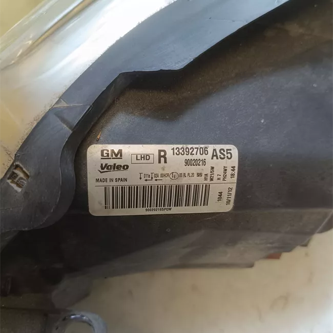 Proiettore destro cromo