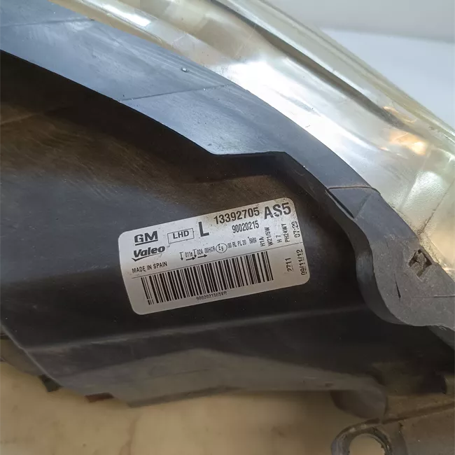 Proiettore sinistro cromo