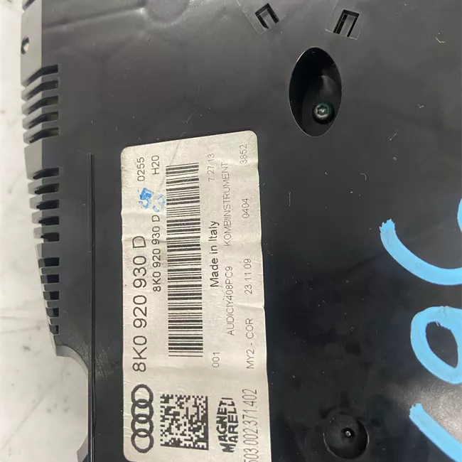 Quadro strumenti completo Km/h