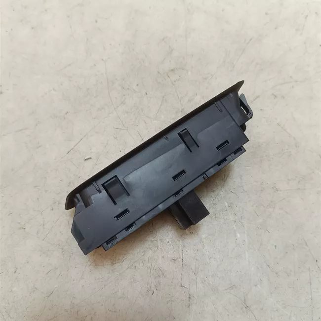 Blocco comandi alzacristalli con cristalli posteriore elettrico nero satinato/bianco