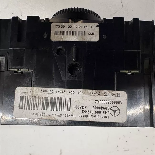 Blocco comando climatizzazione