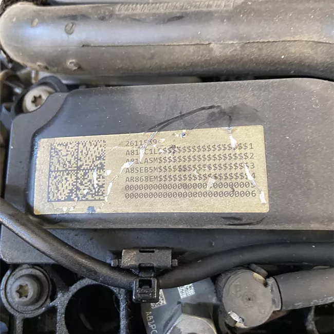 Motore completo Rilevare numero cat da ricambio