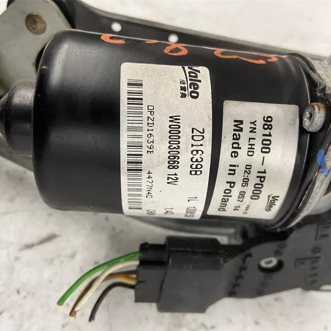 Meccanismo tergiparabrezza con motorino