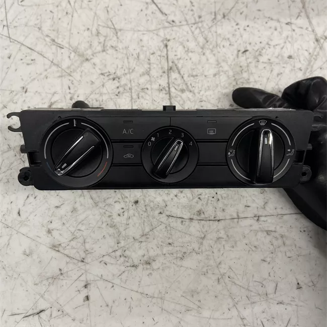 Blocco comando climatizzazione nero/nero satinato