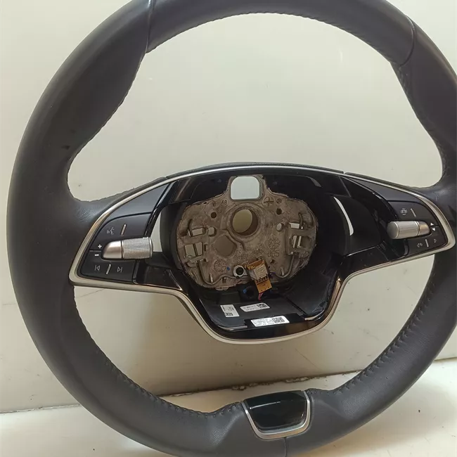 Volante Pelle multifunzione Sport nero/cromo