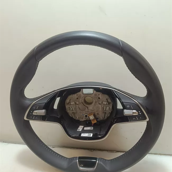 Volante Pelle multifunzione Sport nero/cromo
