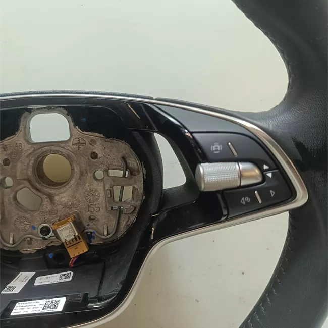 Volante Pelle multifunzione Sport nero/cromo
