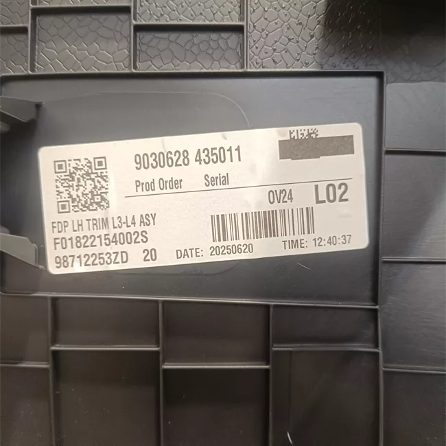 Pannello interno porta anteriore sinistro Appoggiabraccio tessuto nero/grigio